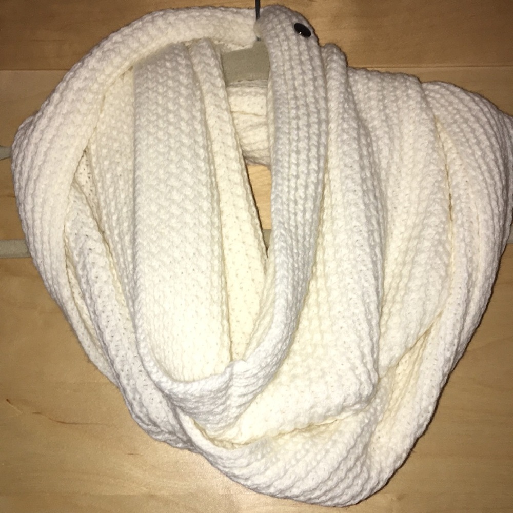 Bcbgeneration Winter White Knit Infinity Scarf - image 1